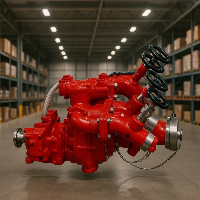 The Ganesh  Multipurpose High &amp; Low Pressure Pump is a fully automatic, self-priming fire pump designed for reliable firefighting and industrial applications. It features easy access to impellers and mechanical seals, along with built-in pressure and thermal relief valves for enhanced safety. Engineered to operate at 10.5 bar low pressure and 25–40 bar high pressure, this UL-marked pump delivers powerful, consistent performance for fire tenders, hydrant systems, and emergency operations.